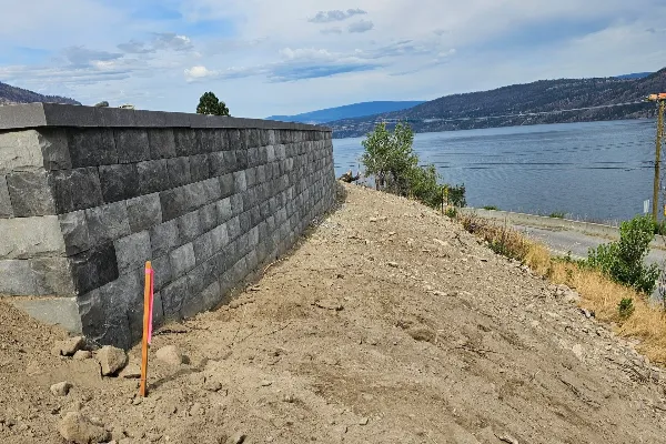 Retaining Wall Installation